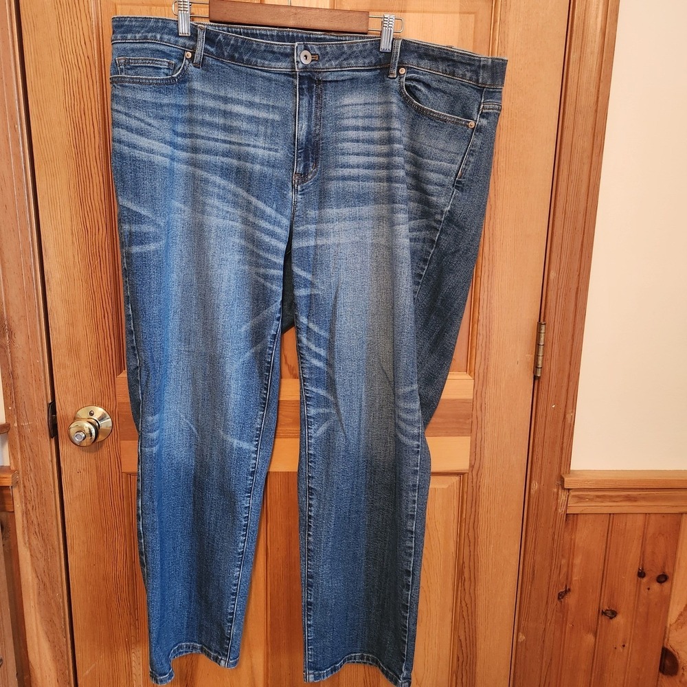 J.Jill Denim Relaxed Boyfriend Jeans Blue Wash‎ Women's Size 24 - Picture 10 of 10